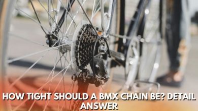 How tight should a BMX chain be