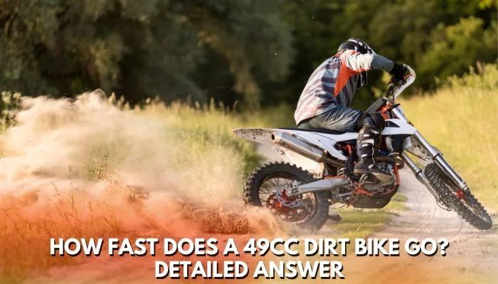 How fast does a 49cc dirt bike go