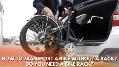 How to transport a bike without a rack